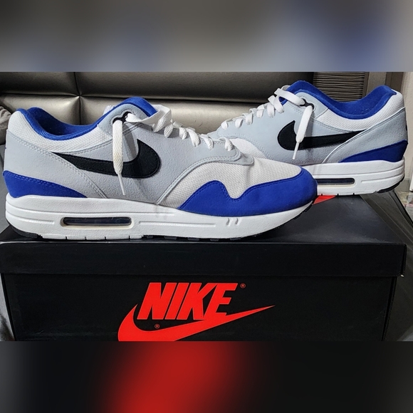 Air Max 1 Blue Royal Size 13 - Picture 3 of 8